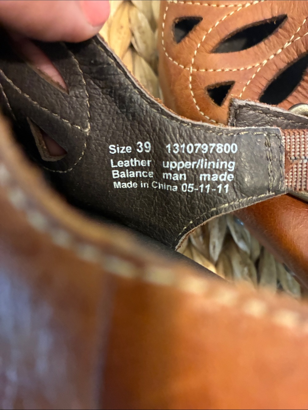 Dansko Cognac Leather Cutout Slingback Clogs with Block Heel - Picture 8 of 8